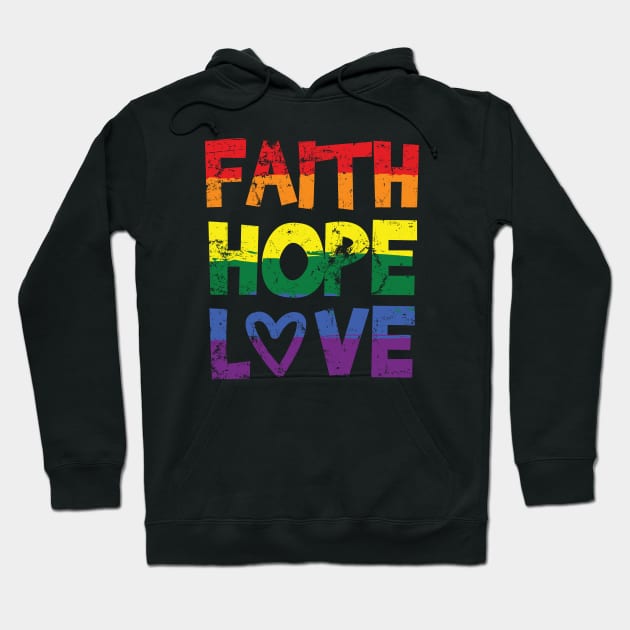 Faith Hope Love Hoodie by Madelyn_Frere